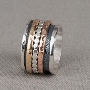 Bague de rosé goldfilled ludique