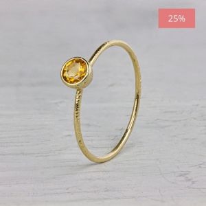 N.O.O.R. | Ring Citrien strak