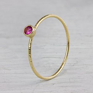 N.O.O.R. | Ring Roze Toermalijn strak