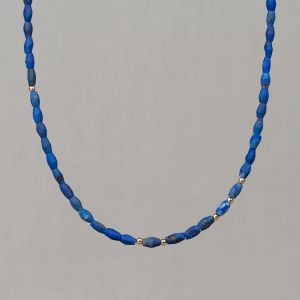 Collier Lapis Lazuli + Goldfilled