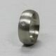 Ring edelstaal 8 mm bol