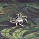 Wildlife broche Spin zilver klein