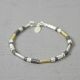 Armband Silber Oxy + Goldfilled