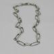 Collier zilver oxy schakels paperclip 