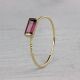 Ring N.O.O.R. Rhodolite rectangle