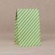 Packaging stripes green/peach medium